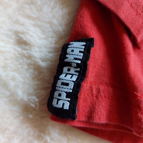 Marvel Spiderman Kids Red Long Sleeve Graphic Tee - Picture 7 of 8